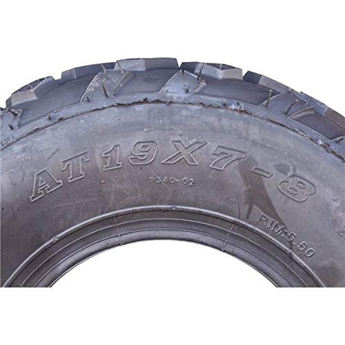 Ocelot All Terrain Atv/Utv Pathfinder At 489 Dirt Mud Stand Tire 19X7-8 P340, 4-Ply Rated Atv Tires, Effective Shock Absorption Tires, 19" Diameter Utv Tires, Tubeless Quad Utility, 8 Mm Tread Depth #TOP3