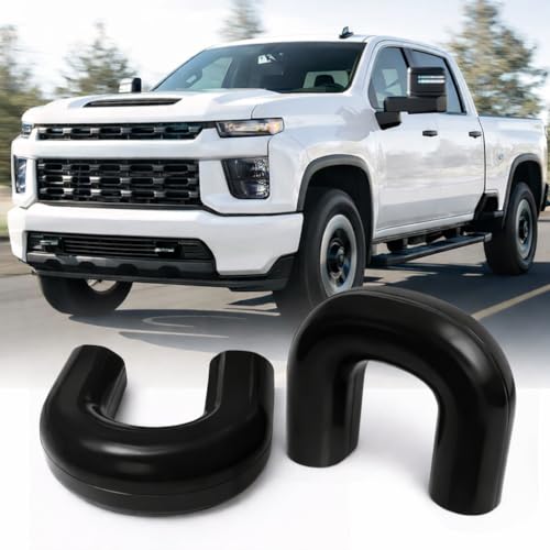 Tow Hook Covers Compatible with 2020 2021 2022 2023 2024 2025 2026 Chevy Silverado 2500/3500 HD Accessories (Not fit GMC Sierra 2500/3500 HD) - Upgrade Design, Silicone Rubber (Black)