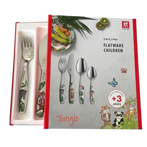 Cubiertos infantiles personalizados para aprender a comer jugando en la mesa 3