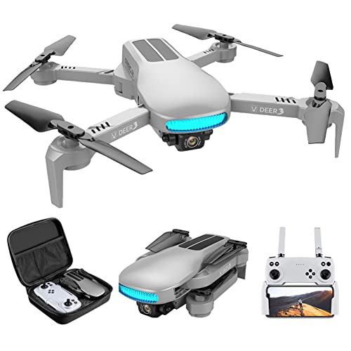 Drone GPS com câmera para adultos iniciantes, 5G WiFi FPV Video RC Quadcopter com Return Home, 60min