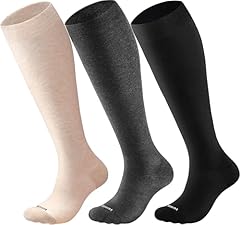 3 Pairs-black&wheat&dark Grey