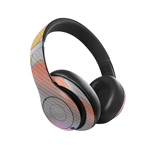 Image of MightySkins Carbon Fiber Skin Compatible with Beats Studio Pro - Marble Magma | Protective, Durable Textured Carbon Fiber Finish | Easy to Apply