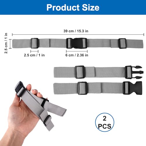 2 Stück Verstellbarer Brustgurt Rucksack, 2,5 cm Nylon Rucksack Brustgurt mit Schnellverschluss,Universell für jeden Rucksack,Rucksackriemen für Aktivitäten wie Wandern, Radfahren, Pendeln und Reisen