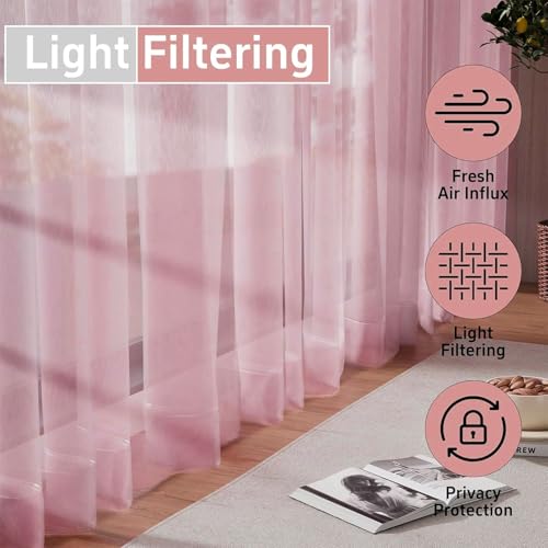 Cortinas salón modernas translúcidas para regular la luz natural 4