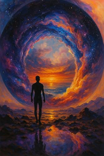 Peinture diamant anti-stress 30x40 cm pour retrouver le calme via l'art mural univers 5D