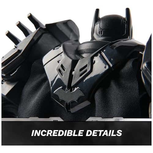 DC Metal Force Batman Action Figure, 30 cm Tall with 8 Points of Motion for Action-packed Adventures. For Ages 4+