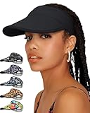 Alnorm Satin Lined Visor with Velcro for Summer UV Protection Sun Hat for Outdoors...