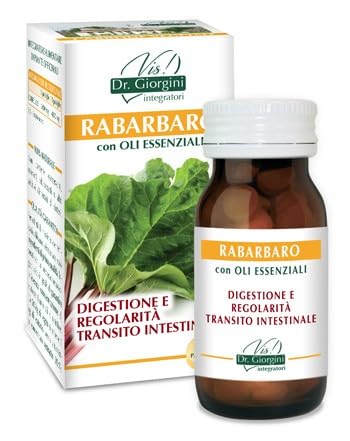 Dr Giorgini RABARBARO con OLI ESSENZIALI 80 pastiglie (40 g) - Dr. Giorgini
