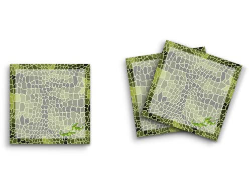 Notes adhésives crocodile de 50 feuilles par bloc au design mignon et amusant