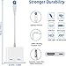 [Apple MFi Certified] Lightning to HDMI Adapter,iPhone HDMI Adapter,1080P Digital AV Adapter Sync Screen Connector with Charging Port for iPhone14 13 12 11 XS XR X 8,iPad to HD TV/Monitor/Projector
