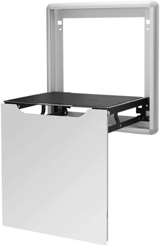 AIZYR Folding Wall Mounted Stool, Hidden Shoe Changing Stool Space-Saving Bathroom Stool Foldable Entryway Stool for Various Occasions