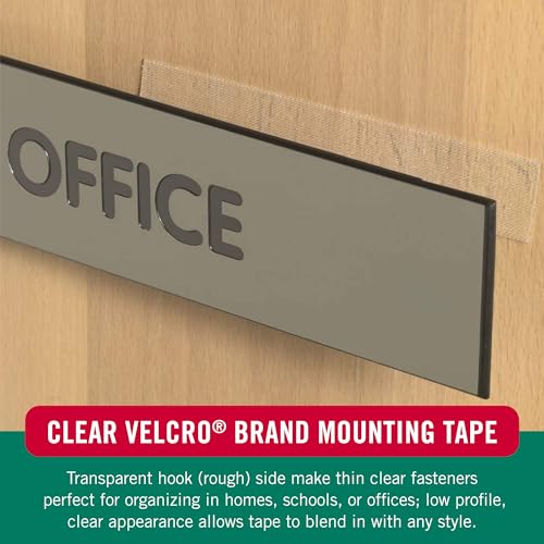 Velcro Brand 91325 Thin Clear Tape | 15 Ft X ¾ Inch thumb #4