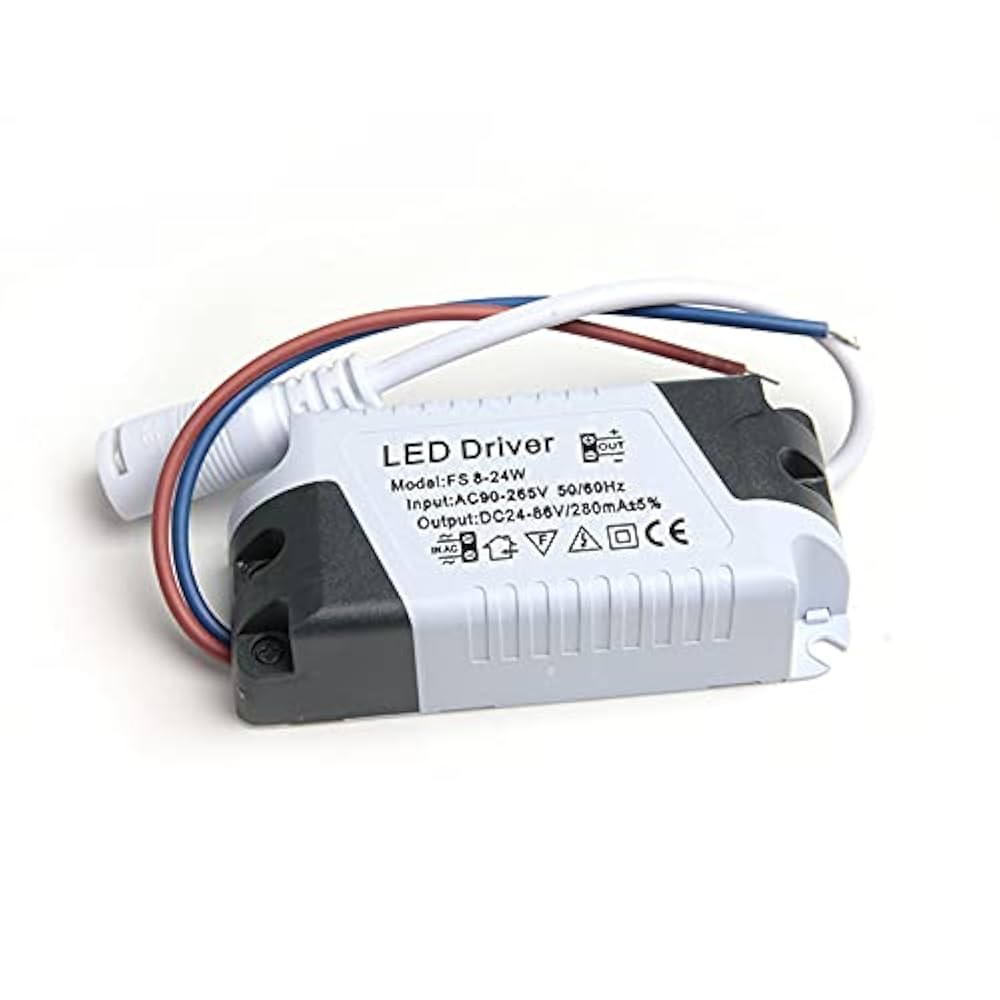 Acxico 4 pcs LED Driver 8/12/15/18/21W Power Supply Dimmable