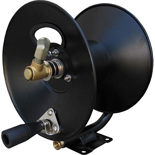 General Pump D30002-AM 3/8in x 100ft Steel Hose Reel, Swivel Arm and Mounting Bracket, 4000 psi