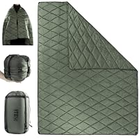 1TG Tactical Camping Decke, Outdoor Decke Ultraleicht,Campingdecke Wasserabweisend Kompakt für Wandern, Auto, Angeln, Camping, Büro (M -190x132CM L-158x208CM)
