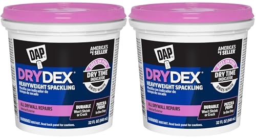 1 qt DAP 12330 DryDex Interior/Exterior Spackling- Pack of 2 by DAP - Used condition - US$15.83