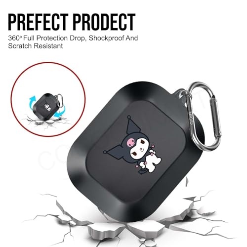 Image of Soft Silicone Case Cover Compatible for Realme Buds Air 8 (Kuromi)