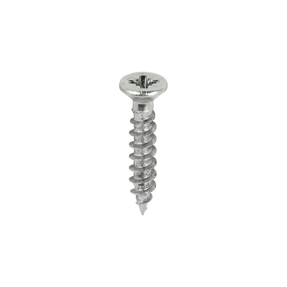 Timco - Classic Multi-Purpose Hinge Screws - PZ - Nickel Size 3.0 x 16 - 200 Pcs