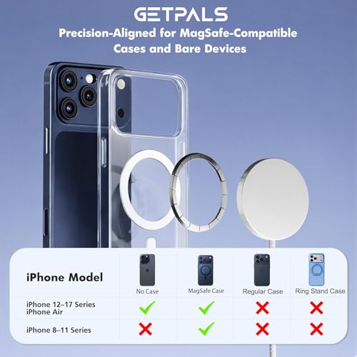 Image of 25W Magnetic Portable Fast Wireless Charging Pad for Apple iPhone Series