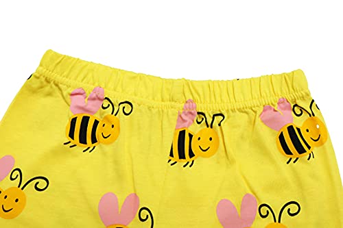 Qtake Fasion Pigiama da Bambina Manica Lunga 100%