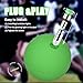 Glow in the Dark Lacrosse Ball - Night Practice & Training Equipment for All Ages | 2 Pack Official Size & Weight | Indoor/Outdoor Lacrosse Ball with Led Lights | Ideal Sports Gifts for Boys/Girls