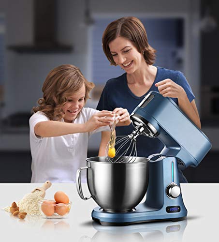 Food processor,Küchenmaschine Rührgerät (1200 Watt, 4,8 Liter-Rührschüssel, 7-stufige Geschwindigkeit) – Bild 3