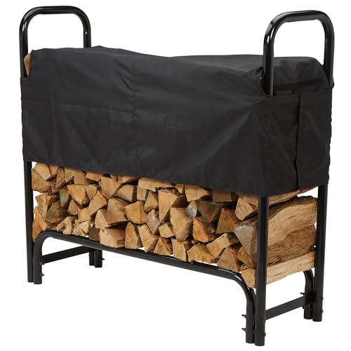 Roughneck 4ft. Firewood Rack with Cover, 1100-lb. Capacity, Steel Construction, - Picture 5 of 7