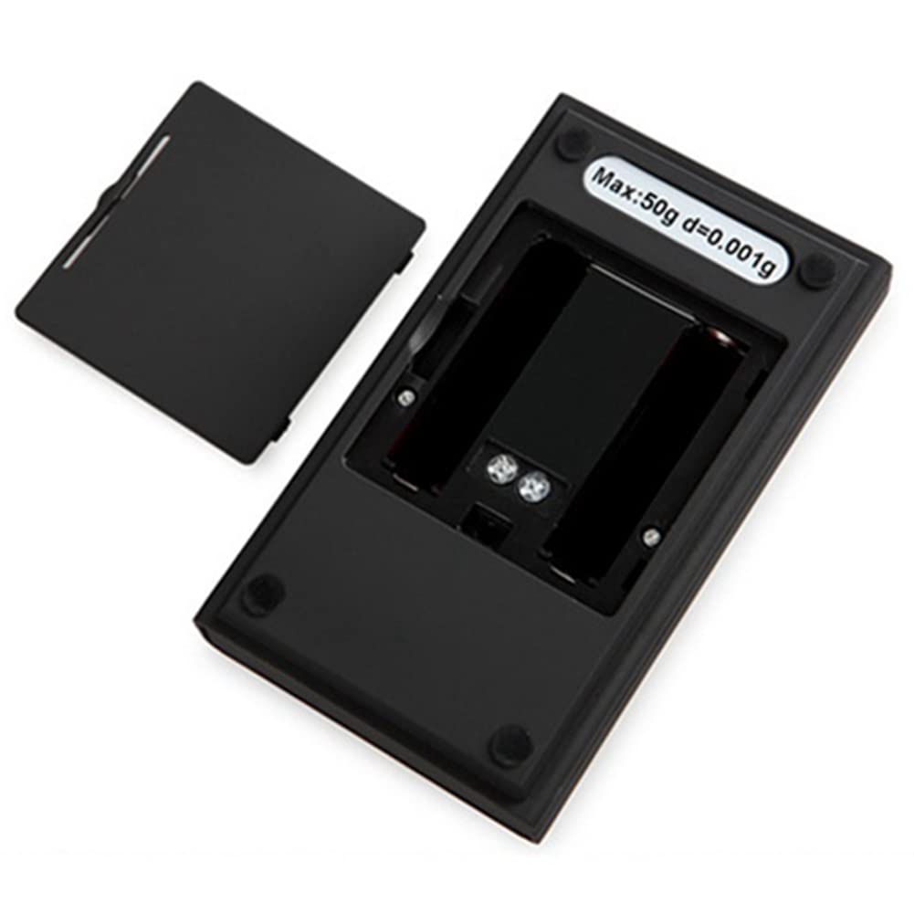 Bilancia elettronica di precisione 50G/0.001G Bilancia digitale tascabile display LCD a peso di calibrazione 50G