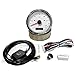ELING Universal 85mm GPS Speedometer 125MPH Speedo Odometer Adjustable for Boat RV Car Truck Motorcycle 3 3/8 12V 24V with Backlight