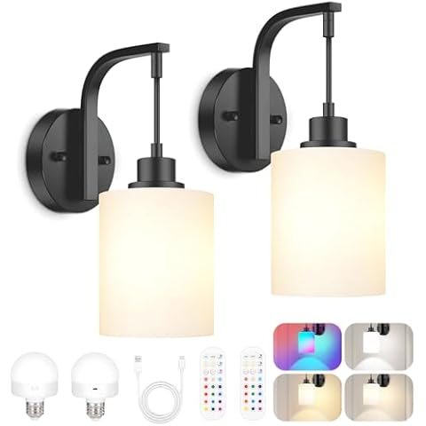 Odnora Battery Operated Wall Sconce Set Cover