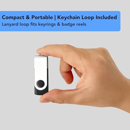 image for Enfain 16GB USB 2.0 Flash Drive 10 Pack | Swivel Thumb Drives with 31 