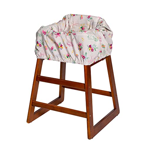 Image of Disney Baby by J.L. Childress Shopping Cart & High Chair Cover for Baby, Kids, & Toddler - Cover for Grocery Carts & Restaurants, Universal Fit - Disney Princess