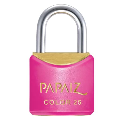 Cadeado Color line, Papaiz, CR25, Rosa