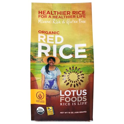 Lotus Foods Organic Red Rice, Red Rice Organic - 15 Oz Bag (Pack of 6) image 2