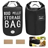 YIBOBO 22LB Waterproof Wood Pellet Stora...