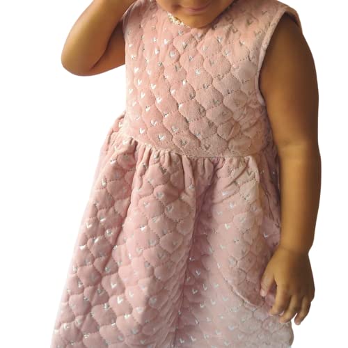 Three Little Princesses Toddler Girls Pink Party Dress,Clothing-Sleeveless Knee-Length-Flowy A-Line Dresses #TOP3