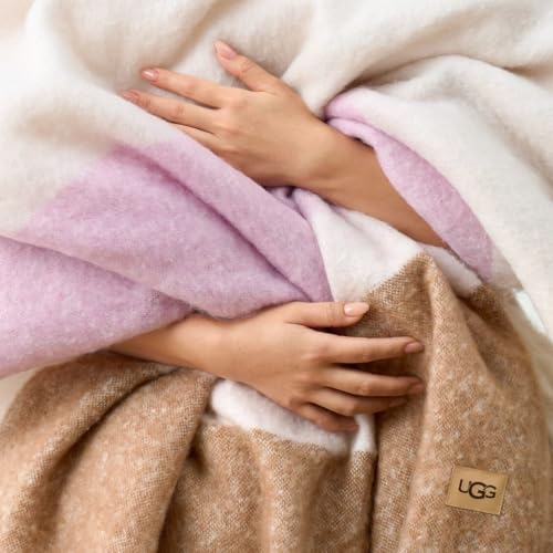 UGG Faux Mohair Throw (Rosetta Stripe) - image 4