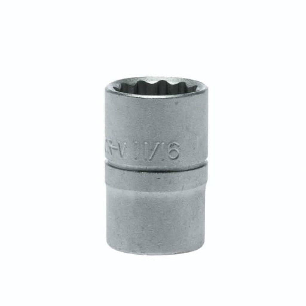 Teng M120122-C Bi-Hexagon Socket 12-Point Regular A/F 1/2in Drive ...