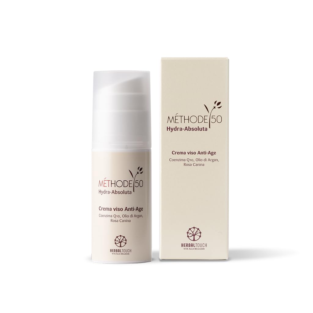 Hydra-Absoluta 50 ml Crema Viso nutriente e anti-age, con Acido Jaluronico, Coenzima Q10, Rosa Canina e oli vegetali, per pelli disidratate e con perdita di tono