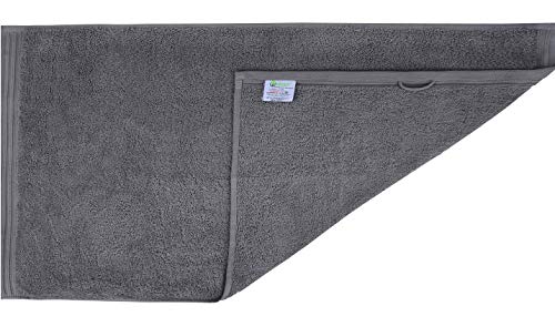 Weidemans Premium 2 Pieces Towel Set Including 2 Exclusive Bath Towels 35" X 70" Color: Dark Grey 100% Cotton |Machine Washable High Absorbency #TOP4