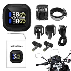 Generisch Motorrad-Reifendruckkontrollsystem mit USB-Aufladung