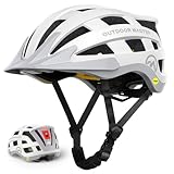 OutdoorMaster Gem II MIPS Bike Helmet with Light - Lightweight Cycling...