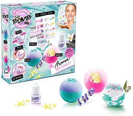 So Bomb DIY Aroma Bath Bomb Kit 6 Pack, Multicolour