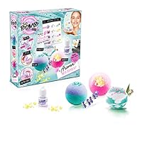 Canal Toys - So Bomb DIY - Set of 6 Aromatic Bath Bombs for Kids - Bubble Bath - Quick Drying - Relaxing Fragrances & Salts - Lavender - DIY Set - Creative Fun - Gift for Children 6 Years + - BBD 041