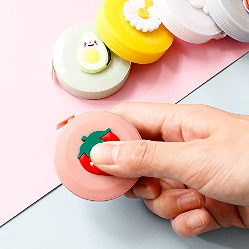 Retractable Cartoon Tape Measure Cute Mini Soft Tape Measure Cloth Measure Ruler For Body, Cloth, Sewing, Cutting(Bunny) #TOP4