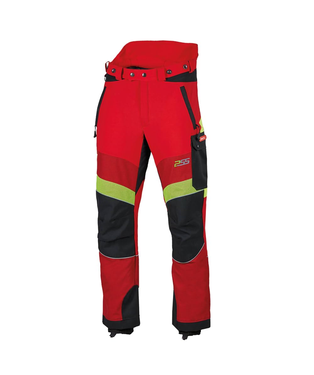 PSS Schnittschutzhose X-Treme Breeze Rot/Gelb Größe 98