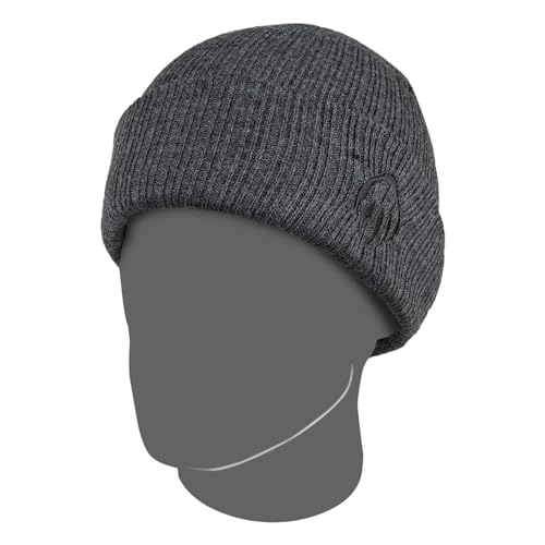 Bonnet tricoté hiver Wolverine logo brodé chaud mixte avec revers - 5