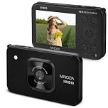 Minolta 48MP Digital Camera - 4K Ultra Slim HD Video, 2.9” IPS LCD Display, Autofocus Lens with Digital Image Stabilization, 4X Digital Zoom, Compact Travel Camera for Vlogging (Black)
