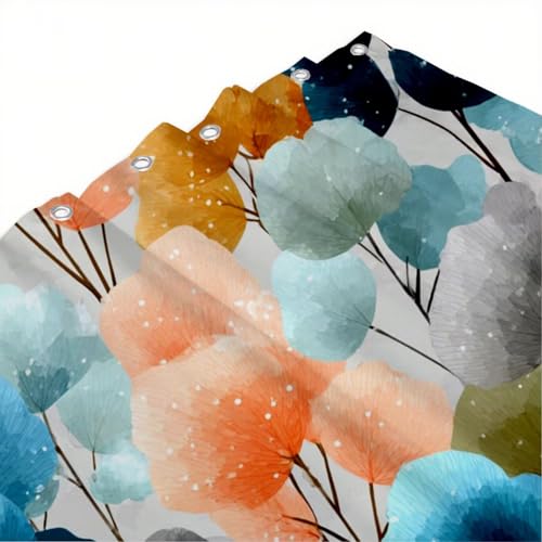 Shower curtain imperméable polyester anti-moisissure avec ourlet lesté stable