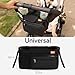 Baby Uma Universal Stroller Organizer Bag - Stroller Caddy Organizer with XL Insulated Cup Holder (x2), Phone Holder, Wipes Dispenser, Zip-Off Wrist Bag & Clip-On Shoulder Strap, Baby Travel Gear